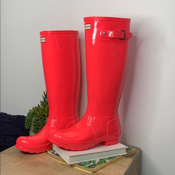 HUNTER original tall gloss boots - Picture 2 of 6